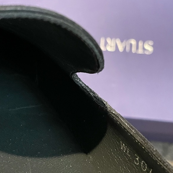 Stuart Weitzman Black Suede Arky Flats - Picture 4 of 5